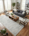 Coastal Haven Collection Area Rug - Seabreeze (Gray) Rectangle Gray  lifestyle 4