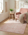 Aegean Elegance Washables Collection Area Rug -  Mykonos Rectangle Rose Pink  lifestyle 66