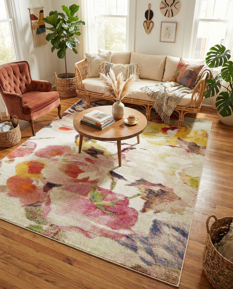 Venetian Elegance Collection Area Rug -  Marghera Rectangle Ivory  lifestyle 20