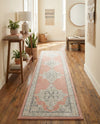 Beverly Grove Collection Area Rug -  Fairfax (Rose) Runner Rose  lifestyle 73