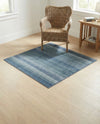 Jewel Oasis Collection Area Rug - Sapphire (Blue) Square Blue  lifestyle 78