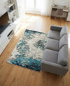 Colorburst Oasis Collection Area Rug -  Tropic Rectangle Blue  lifestyle 20