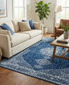 Dover Terrace Collection Area Rug - Marina (Navy Blue) Rectangle Navy Blue  lifestyle 16