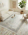 Adriana Terrace Collection Area Rug - Capri (Ivory) Rectangle Ivory  lifestyle 31