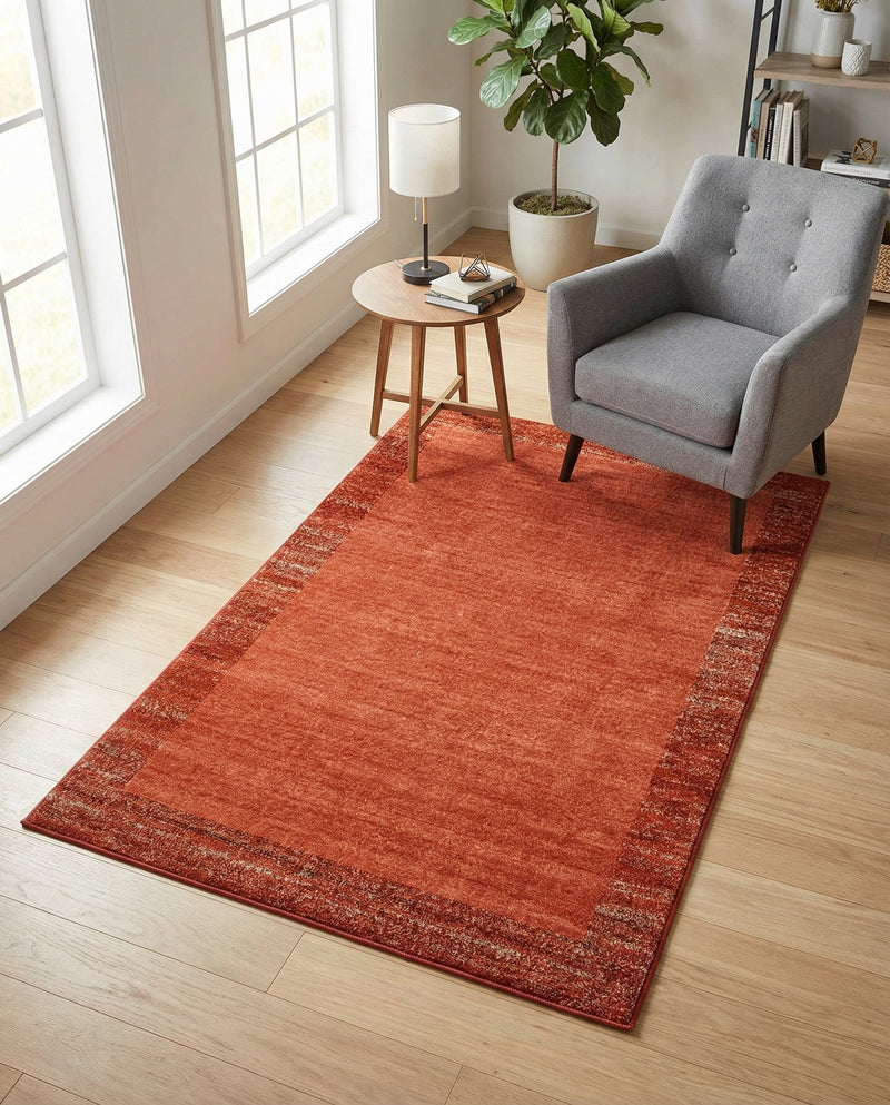 Studio Haven Collection Area Rug -  Conservatory (Terracotta) Rectangle Terracotta  lifestyle 13