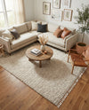 Cozy Cove Shag Collection Area Rug -  Harbor Rectangle Ivory  lifestyle 60