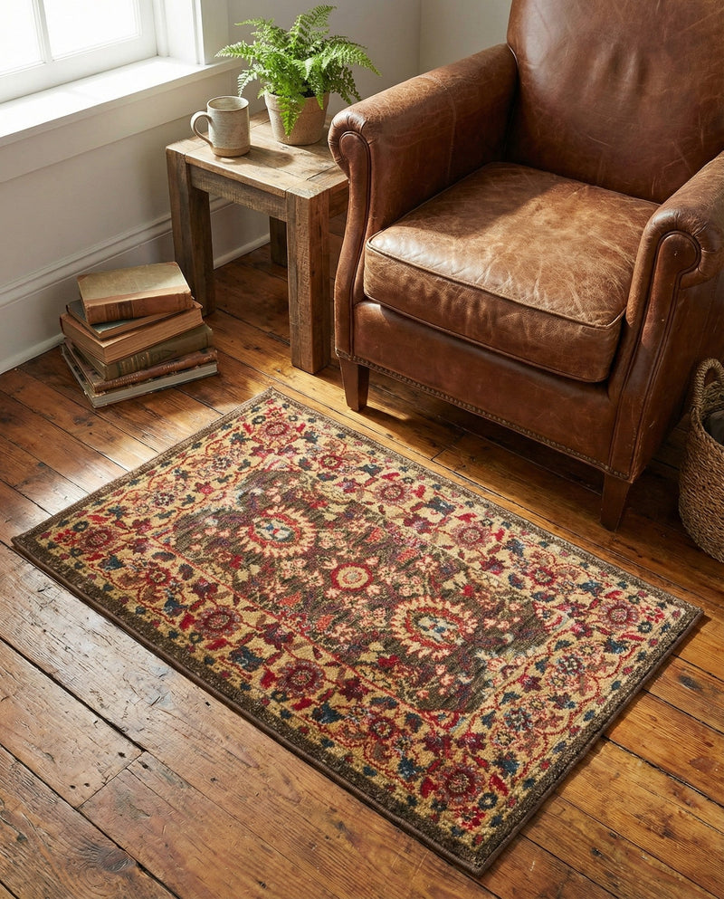 Chelsea Elegance Collection Area Rug -  Osterley Rectangle Light Brown  lifestyle 76