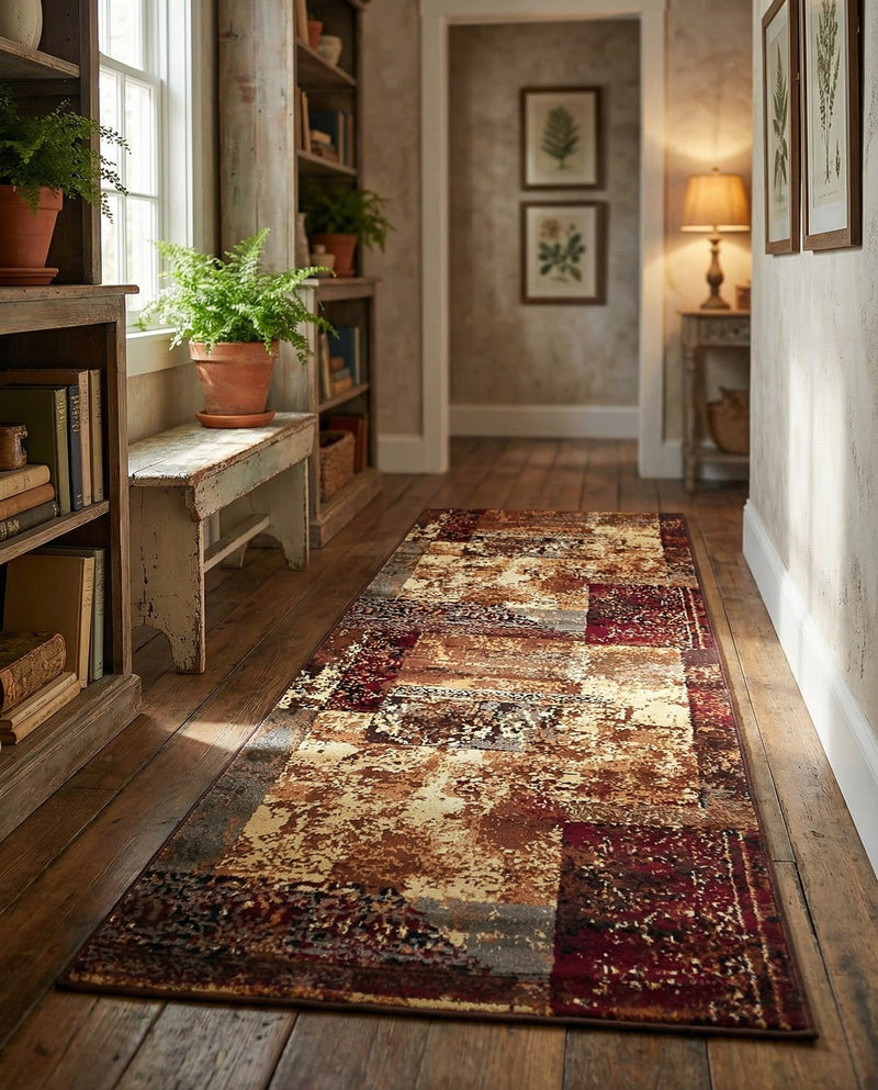 Bistro Lounge Collection Area Rug -  Latte Runner Beige  lifestyle 42