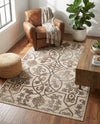 Andes Summit Collection Area Rug -  Merida Rectangle Dark Beige  lifestyle 24