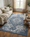 Urban Oasis Rugs Collection Area Rug -  Penthouse (Blue) Rectangle Blue  lifestyle 4