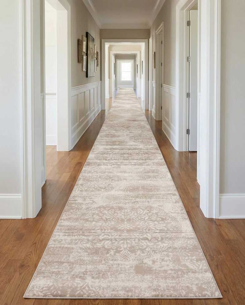 Riviera Elegance Collection Area Rug -  Monaco (Beige) Runner Beige  lifestyle 57