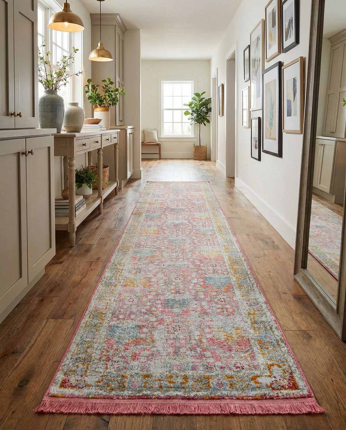 Arcadia Rugs Collection Area Rug -  Olympus Runner Pink  lifestyle 87