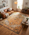 Heritage Elegance Collection Area Rug -  Windsor (Yellow) Rectangle Yellow  lifestyle 3