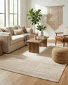 Jewel Oasis Collection Area Rug - Sapphire (Ivory) Rectangle Ivory  lifestyle 25