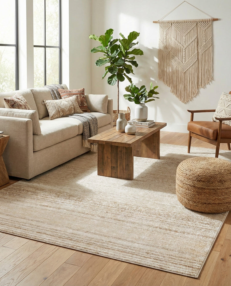 Jewel Oasis Collection Area Rug - Sapphire (Ivory) Rectangle Ivory  lifestyle 25