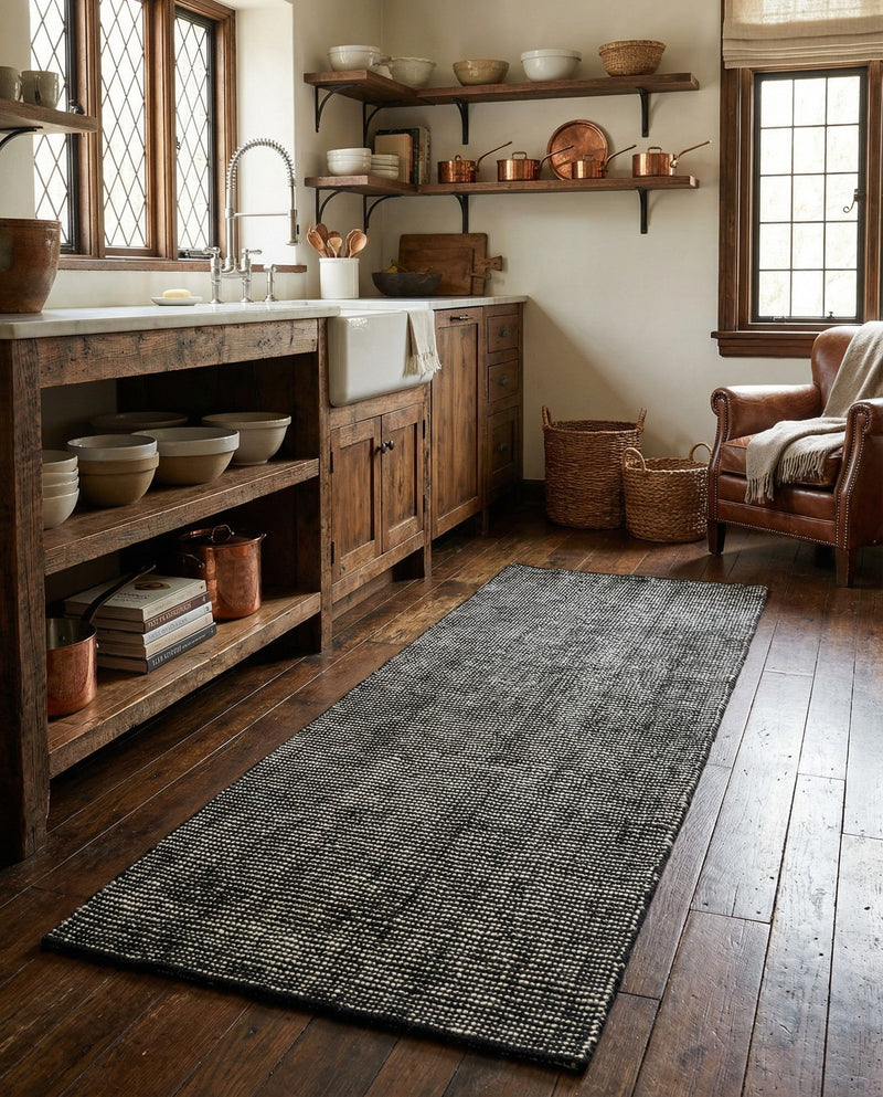 Berkshire Estate Collection Area Rug - Windsor (Blackberry) Runner Blackberry  lifestyle 72