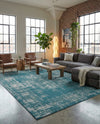 Copenhagen Comfort Collection Area Rug -  Helsingør Rectangle Blue  lifestyle 12