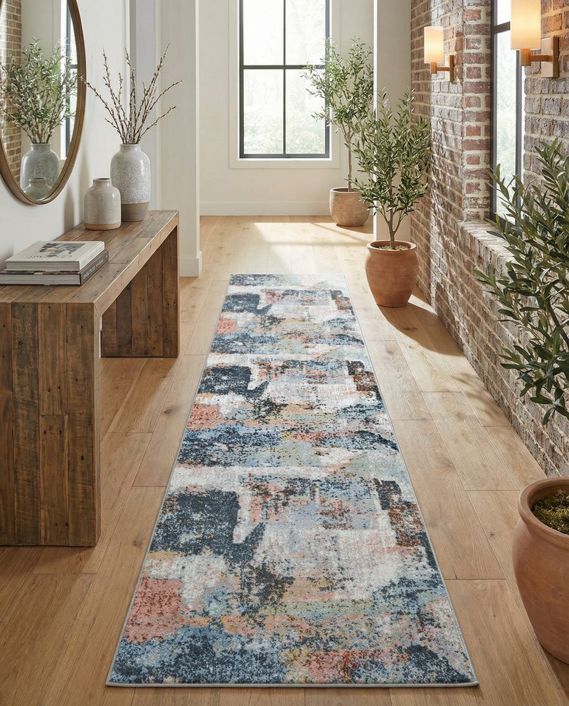 Aegean Elegance Washables Collection Area Rug -  Hydra Runner Multi  lifestyle 61