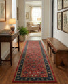 Casablanca Tapestry Collection Area Rug -  Marrakech (Classic Red) Runner Classic Red  lifestyle 44