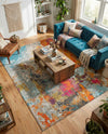 Colorburst Oasis Collection Area Rug -  Spectrum Rectangle Multi  lifestyle 16