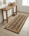 Savannah Sojourn Collection Area Rug -  Limpopo Runner Brown  lifestyle 65