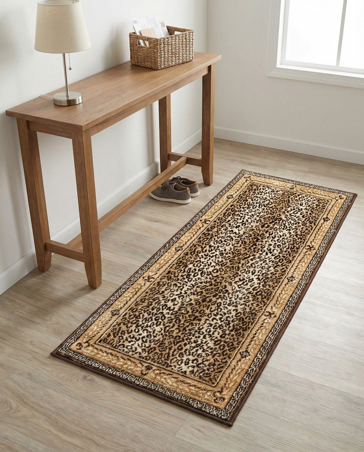 Savannah Sojourn Collection Area Rug -  Limpopo Runner Brown  lifestyle 65