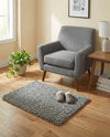 Plush Oasis Collection Area Rug - Serenity (Cloud Gray) Rectangle Cloud Gray  lifestyle 36