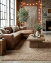 Urban Shimmer Jute Collection Area Rug - Metropolis Rectangle Natural  lifestyle 17