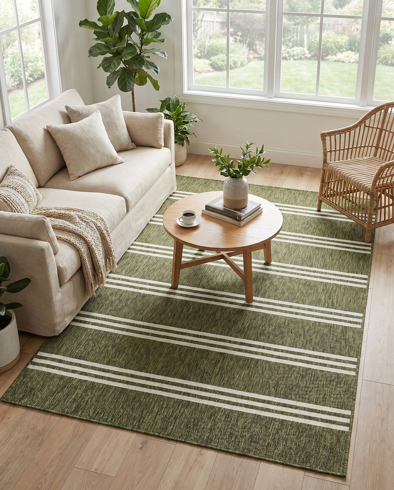 Urban Oasis Rugs Collection Area Rug -  District (Green) Rectangle Green  lifestyle 22