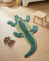 Whimsy Wonders Wool Collection Area Rug -  Bayou Rectangle Green  lifestyle 6