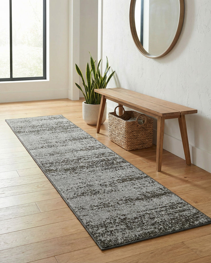 Studio Haven Collection Area Rug -  Gallery (Dark Gray) Runner Dark Gray  lifestyle 76