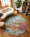 Arcadia Rugs Collection Area Rug -  Avalon Round Multi  lifestyle 38