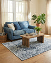 Cambridge Classics Collection Area Rug -  Magdalene (Blue) Rectangle Blue  lifestyle 11