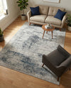 Bloomsbury Elegance Collection Area Rug -  Pimlico Rectangle Blue  lifestyle 16