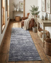 Sahara Essence Collection Area Rug - Oasis (Gray) Runner Gray  lifestyle 37