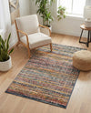 Jewel Oasis Collection Area Rug - Sapphire (Multi) Rectangle Multi  lifestyle 14