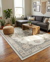 Beverly Grove Collection Area Rug -  Fairfax (Ivory) Rectangle Ivory  lifestyle 11