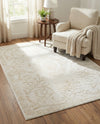 Bloomsbury Elegance Collection Area Rug - Mayfair Rectangle Ivory  lifestyle 75