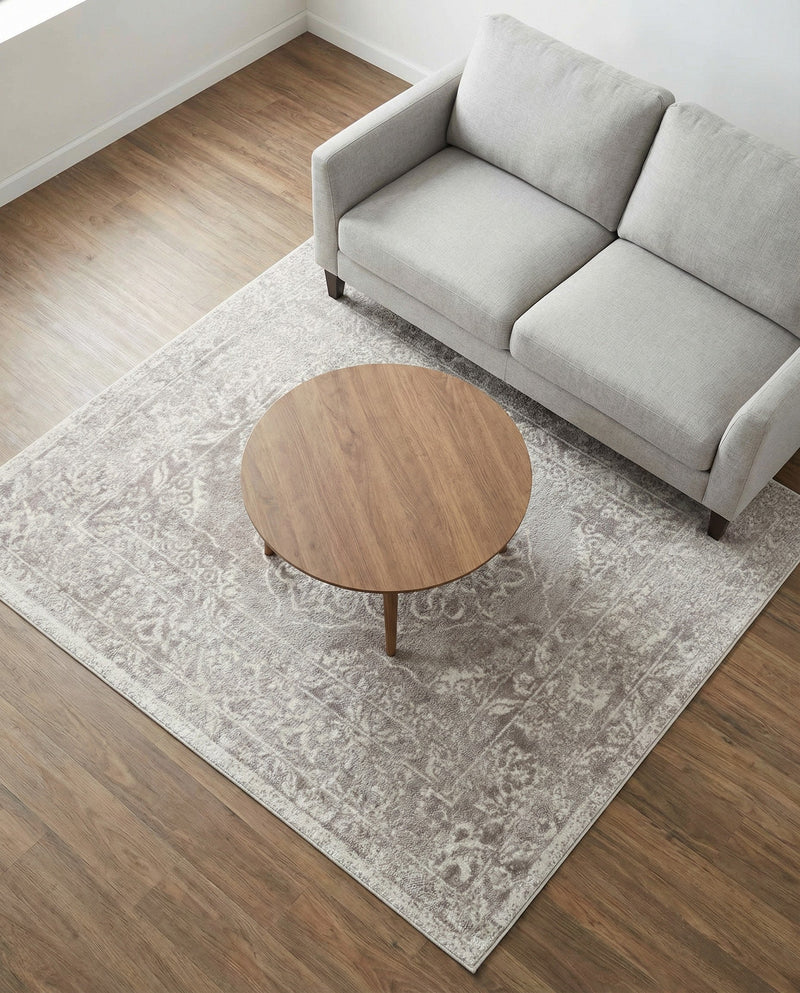 Cambridge Classics Collection Area Rug -  Magdalene (Gray) Square Gray  lifestyle 58