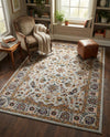 Casablanca Tapestry Collection Area Rug -  Marrakech (Cloud Gray) Rectangle Cloud Gray  lifestyle 6