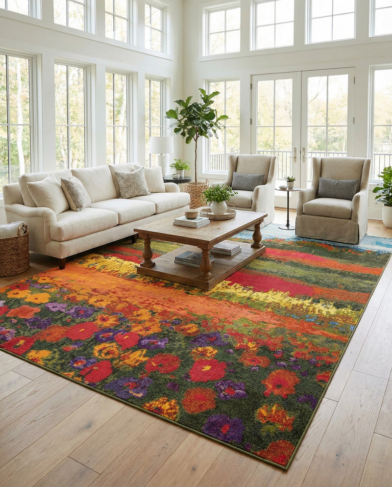 Marrakesh Elegance Collection Area Rug -  Taliouine Rectangle Multi  lifestyle 8