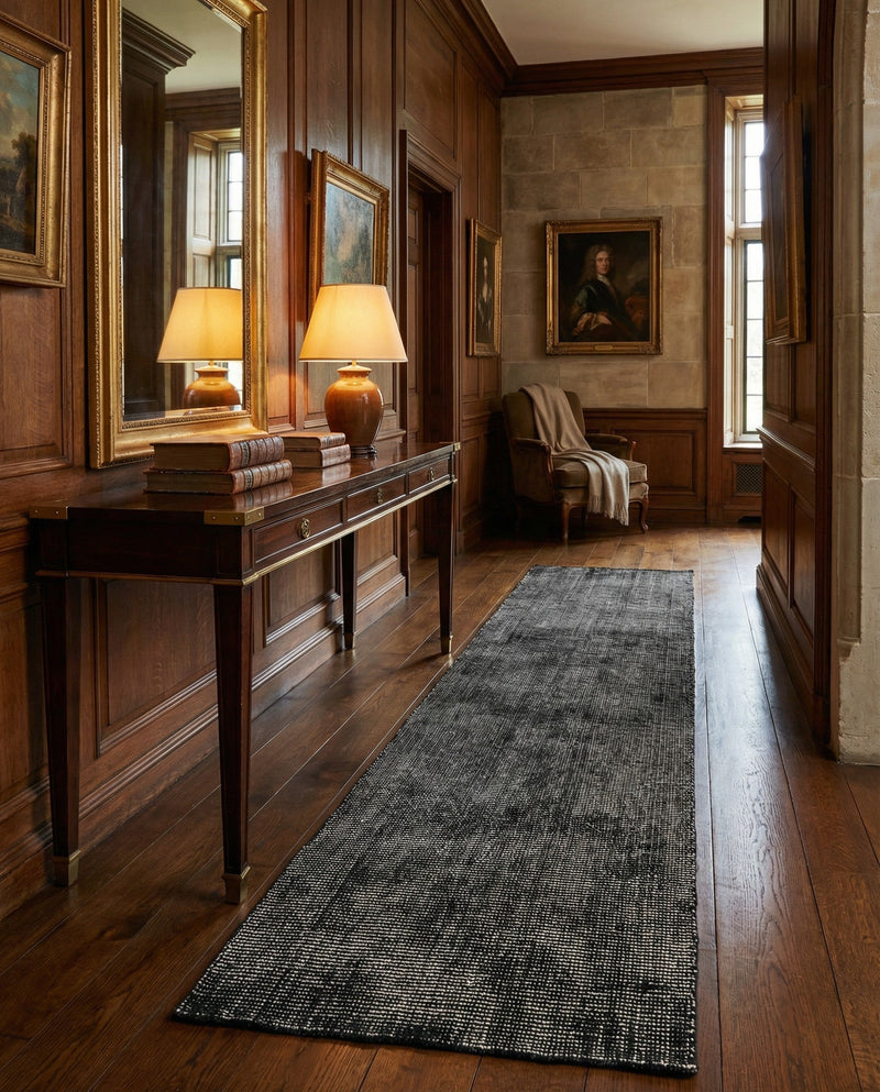 Berkshire Estate Collection Area Rug - Windsor (Blackberry) Runner Blackberry  lifestyle 83