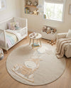 Wonder Tykes Collection Area Rug - Enchanted Round Peach Blossom  lifestyle 51