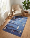 Coastal Haven Collection Area Rug -  Surfside Rectangle Blue  lifestyle 30