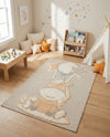 Wonder Tykes Collection Area Rug - Enchanted Rectangle Peach Blossom  lifestyle 18