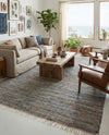 Osian Looms Collection Area Rug - Capri Rectangle Blue  lifestyle 15