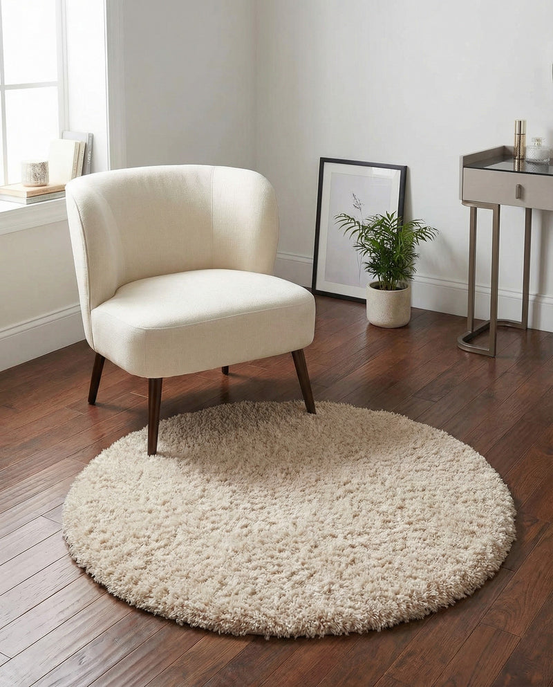 Majestic Manor Collection Area Rug - Versailles (Blonde) Round Blonde  lifestyle 50