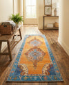 Heritage Elegance Collection Area Rug -  Winterthur (Orange) Runner Orange  lifestyle 61