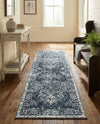 Cambridge Classics Collection Area Rug -  Magdalene (Blue) Runner Blue  lifestyle 45
