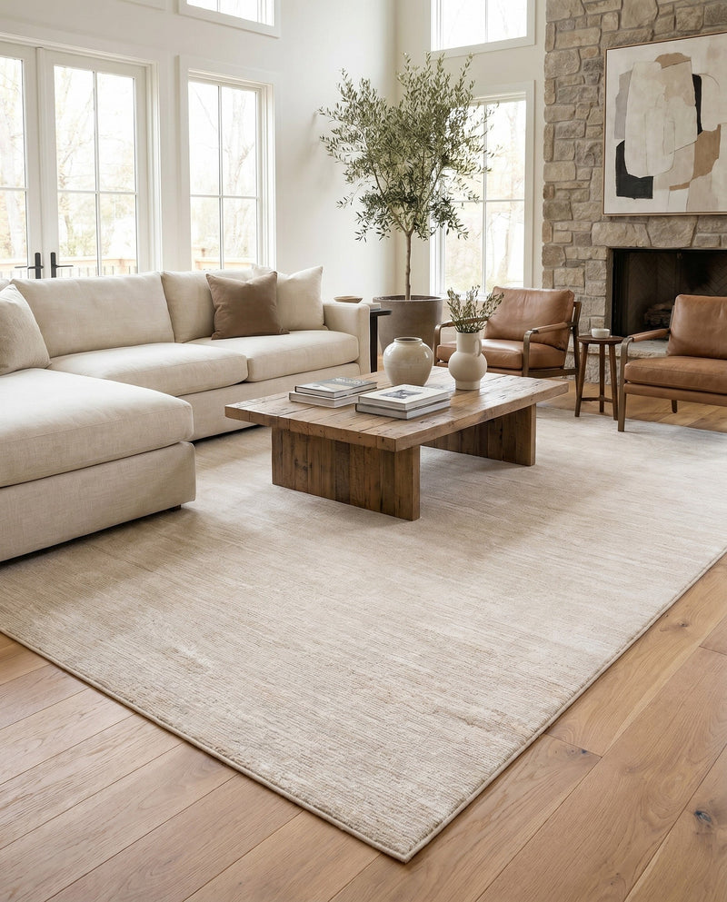 Bloomsbury Elegance Collection Area Rug -  Kensington (Ivory) Rectangle Ivory  lifestyle 23